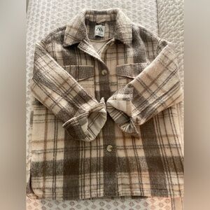 Zara - Oversized Plaid Shacket